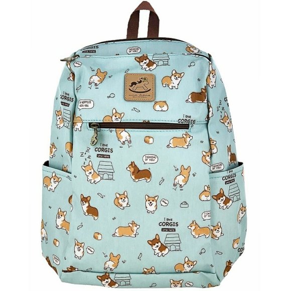 Uma Hana Handbags - Waterproof Corgi Backpack Convertible Sling Bag